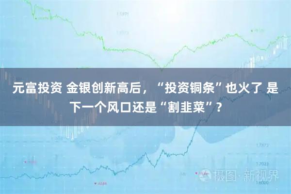 元富投资 金银创新高后，“投资铜条”也火了 是下一个风口还是“割韭菜”？